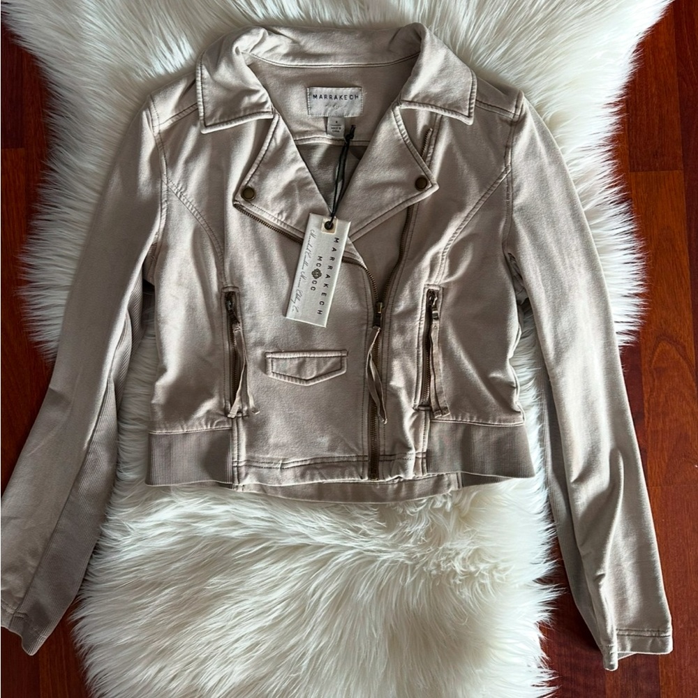 Grey Moto Jacket - Picture 6 of 16